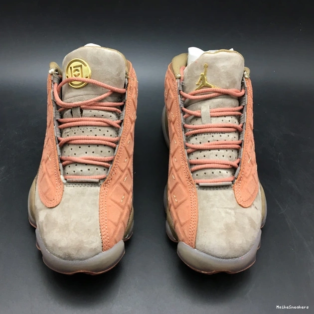 MaikeSneakers Stone Air 13 AT3102-200 Canteen-Terra Sepia Jordan Low Blush CLOT x 0803